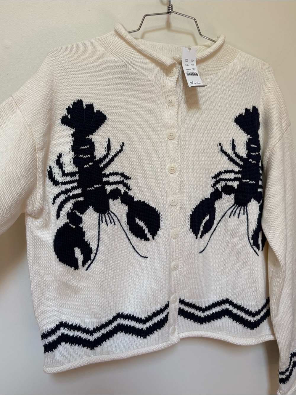 NWT J.Crew Rollneck Cardigan Size XS - Picture 5 of 15
